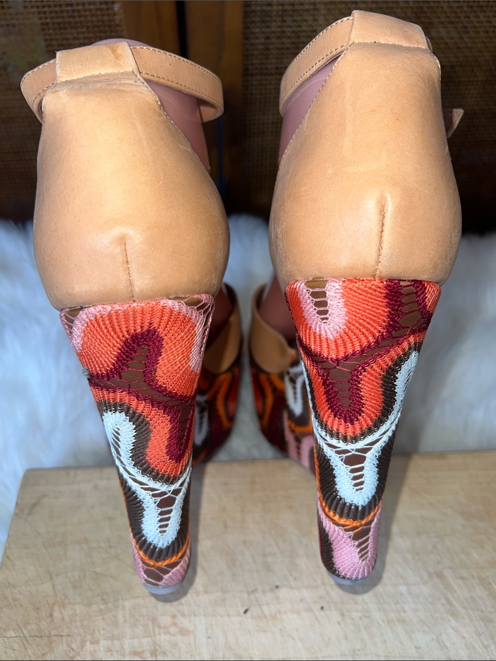 Jeffrey Campbell Bradshaw Platform Wedge Sandals - Picture 7 of 10
